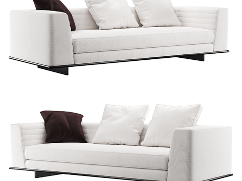 Multiplayer Sofa White Sofa Couch Free