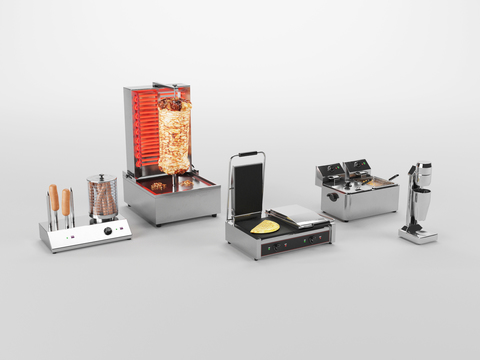 Modern Fast Food Restaurant Kitchen Equipment