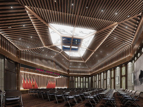 New Chinese-style Lecture Hall Conference Hall