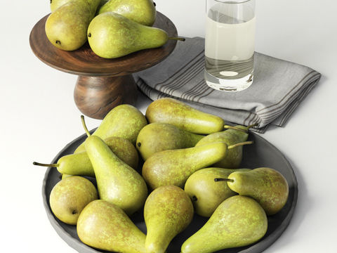 Modern Fruit Plate Pear