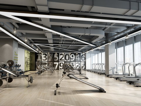 Industrial wind gym