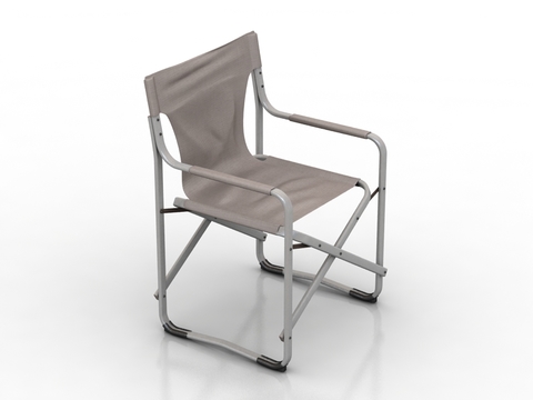 Modern Minimalist Metal Fabric Folding Outdoor Chair Free