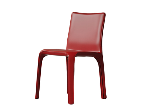 Cassina red chair dining chair