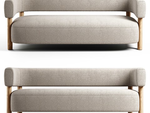 Flexform modern white multiplayer sofa