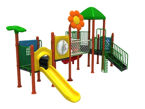 Modern children's slide recreation facilities