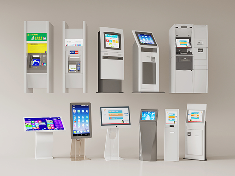 Touch all-in-one machine calling machine ATM machine terminal machine