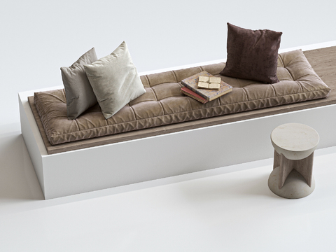 modern brown cushion