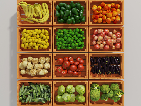 Modern fruits and vegetables