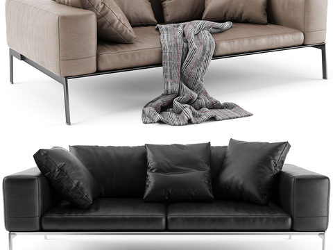 Flexform double sofa