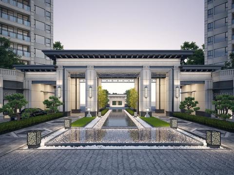 Appearance of New Chinese-style Residential Quarter