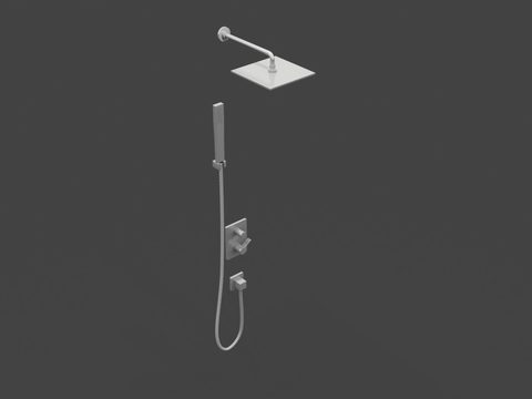 Modern minimalist rain shower free