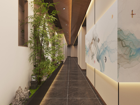 Clubhouse Corridor Averway