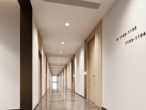 Corporate aisle corridor