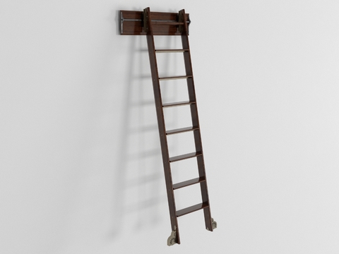 Modern Library Mobile Ladder Free