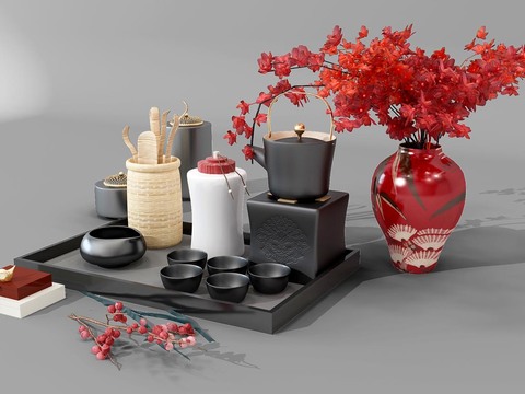 New Chinese Tea Set Vase Free