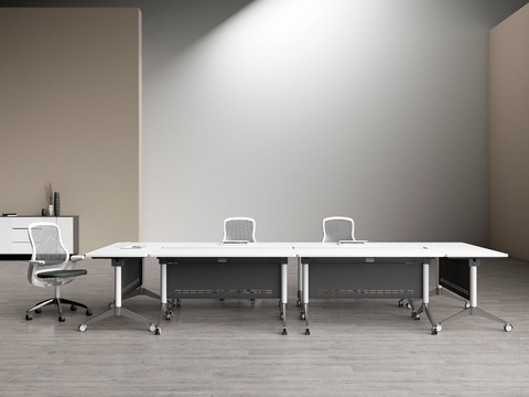 Modern office training desks and chairs