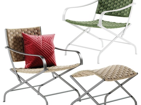 FLEXFORM woven lounge chair