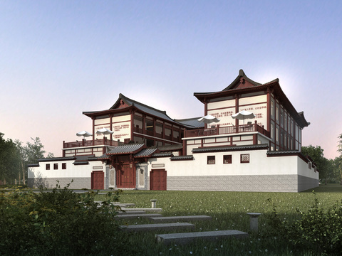 Appearance of Chinese-style Ancient Homestay