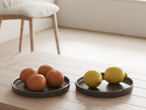 Modern Lemon Fruit Plate