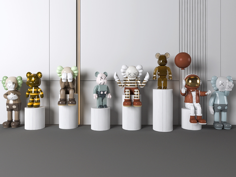 Modern Art Toy Kaws Doll Sculpture