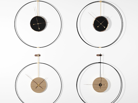 Modern Minimalist Round Wall Clock