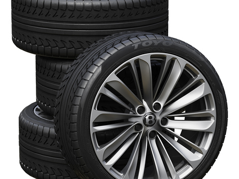 Bentley wheel tires