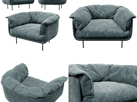 BAXTER modern fabric leisure sofa