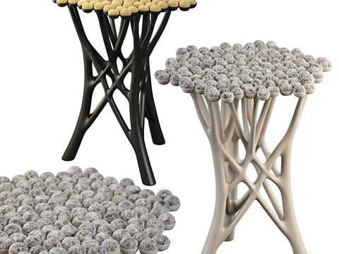 Nordic minimalist branch art stool free