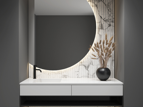 modern bathroom cabinet washstand