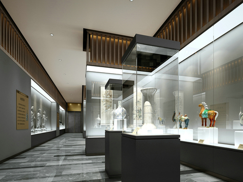 Modern Museum Exhibition Hall