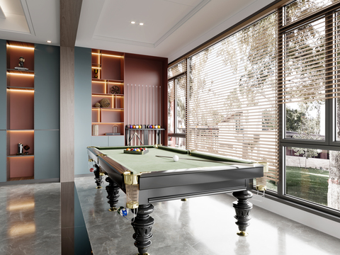 Modern Billiard Room