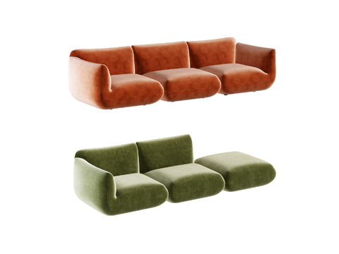 Cor modern fabric multiplayer sofa