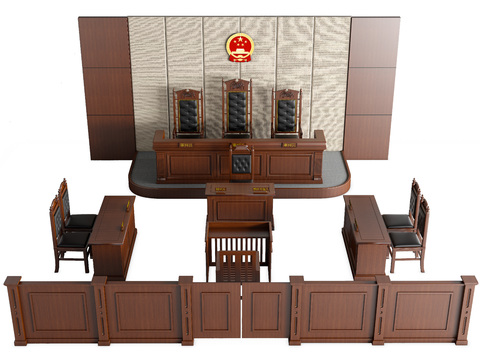 Court Trial Table Trial Hall