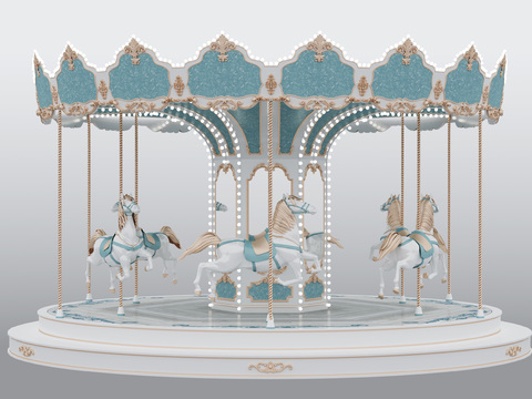 European-style carousel