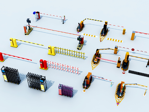 Modern security gate toll bar