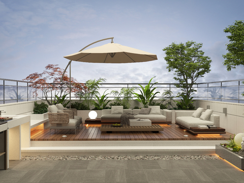 Roof Garden Terrace Balcony