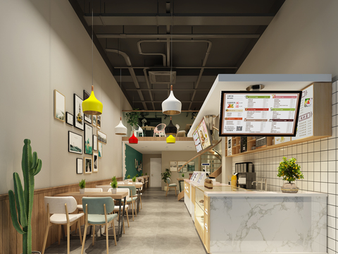 Modern Milk Tea Shop Free