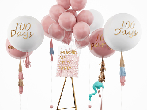 Modern Wedding Wedding Theme Balloon Signs