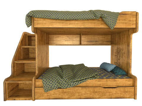 Modern bunk single bed free