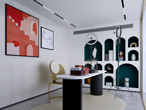 Modern cosmetics studio