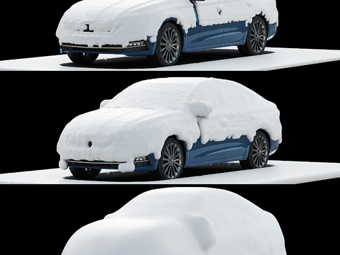 Modern Snow Car