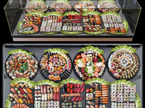 Modern Sushi Container Rack