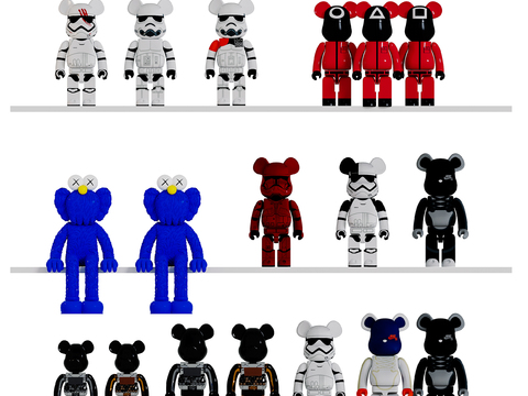 KAWS violent bear Art Toy ornaments