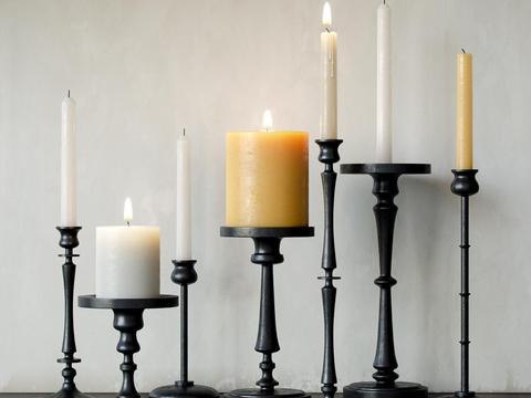 European-style candlestick lamp decorative ornaments