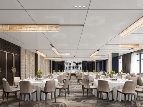 New Chinese Hotel Ballroom