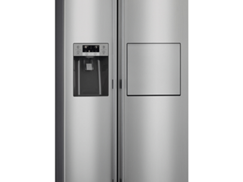 modern stainless steel door double door refrigerator free