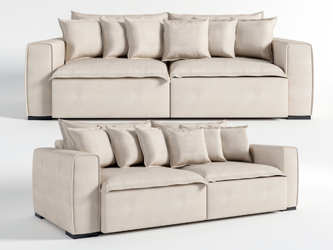 Cream Style double sofa free