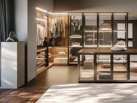 Molteni & C Modern Affordable Luxury Style Cloakroom