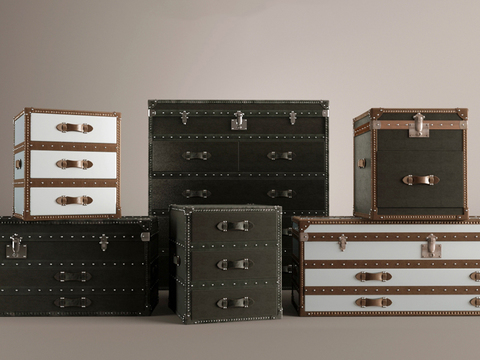 European-style luggage storage box