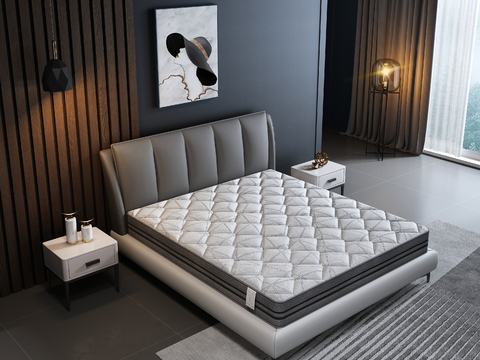 Modern double mattress